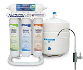 PurePro ERS105 RO víztisztító QUICK CHANGE Nyomásfokozóval